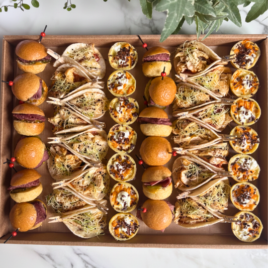 Plateau Pastrami, Tacos & Quiche Butternut